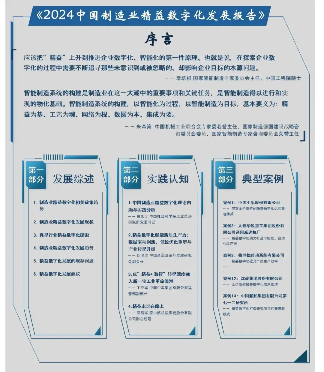《2024中国制造业精益数字化发展报告》发布:探索制造业高质量发展的新路径 - 凯善咨询